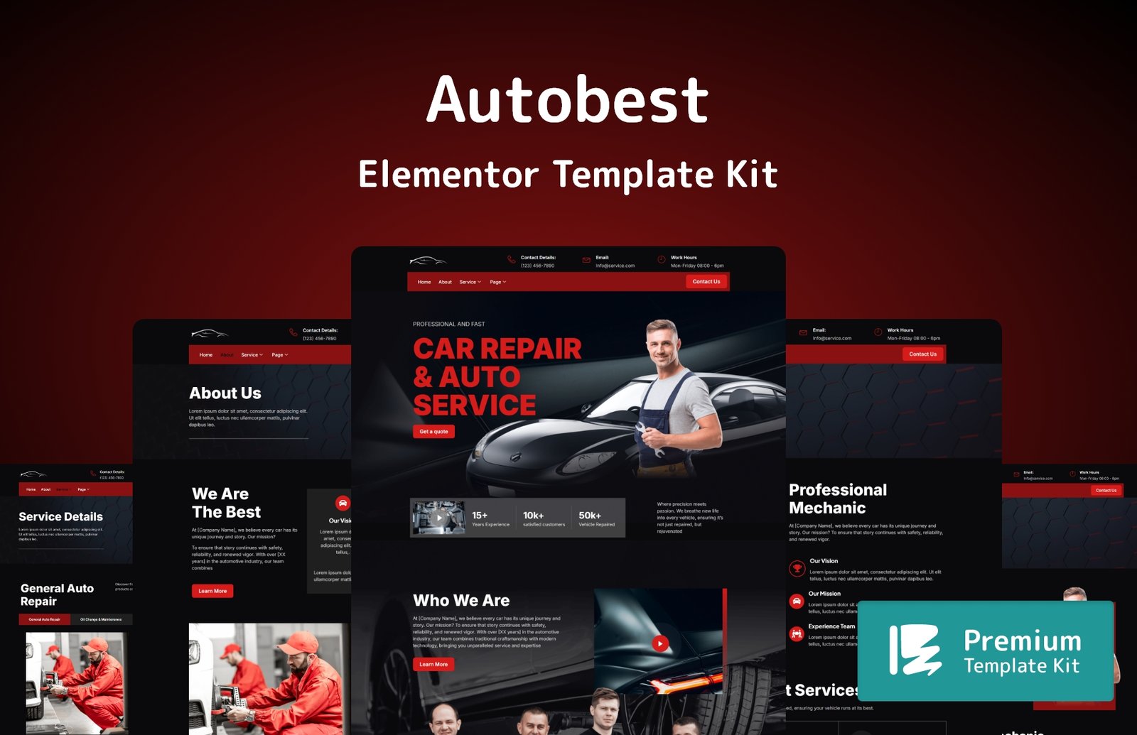 Autobest Elementor Template Kit