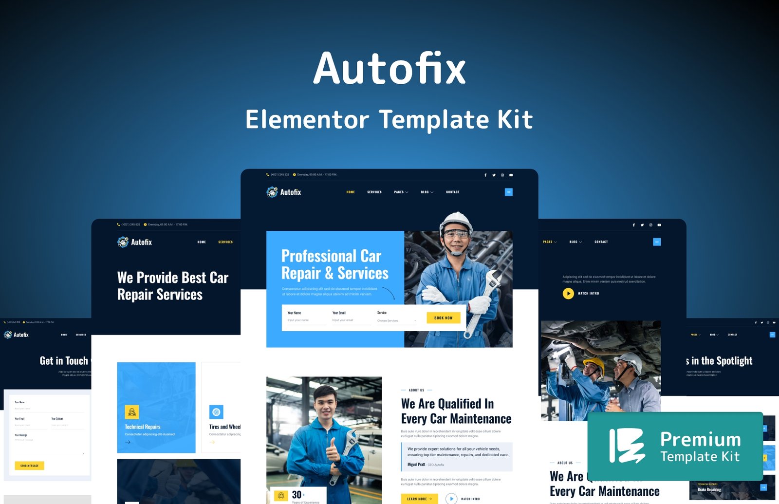 Autofix Elementor Template Kit