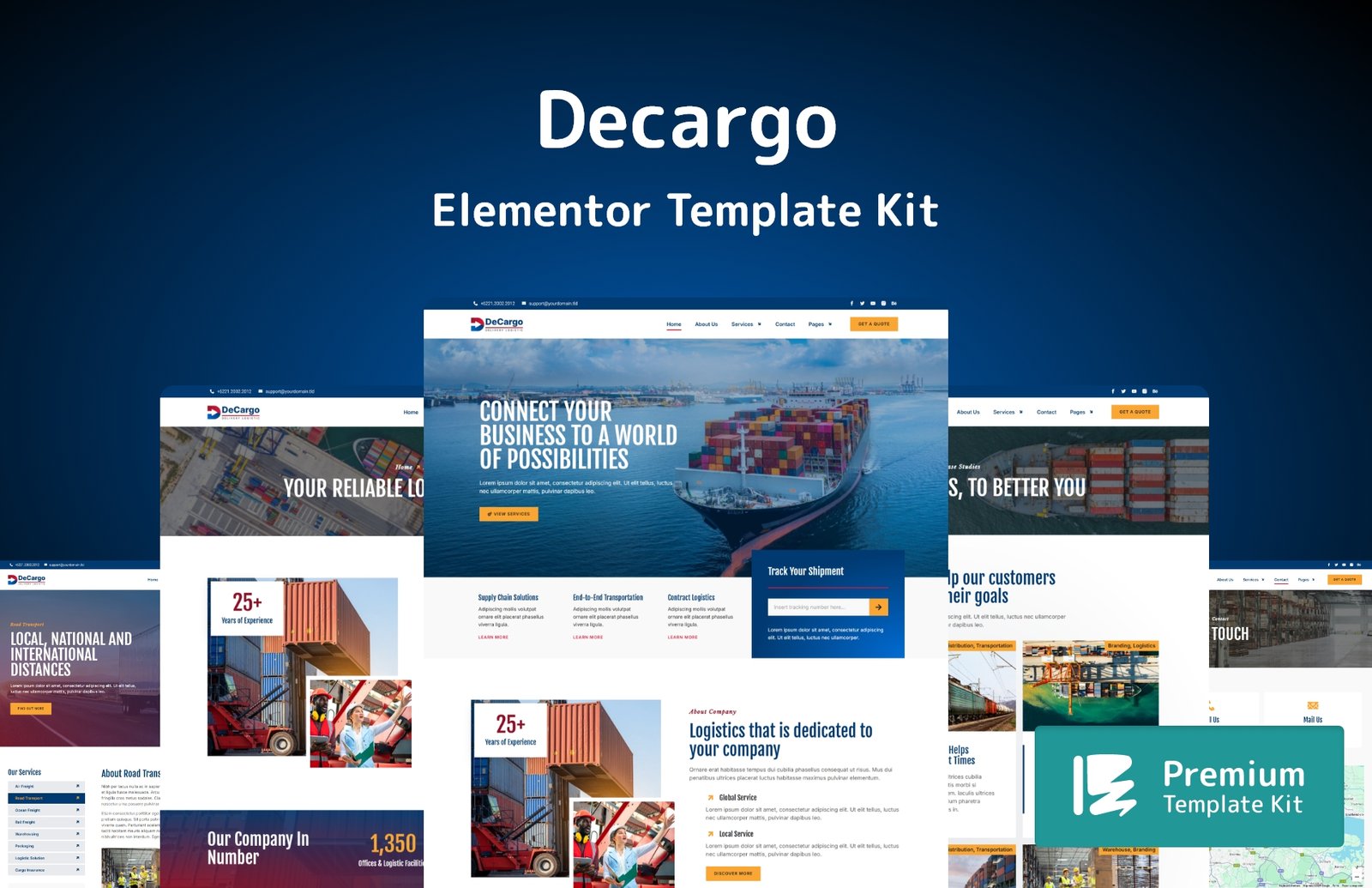 DeCargo Elementor Template Kit