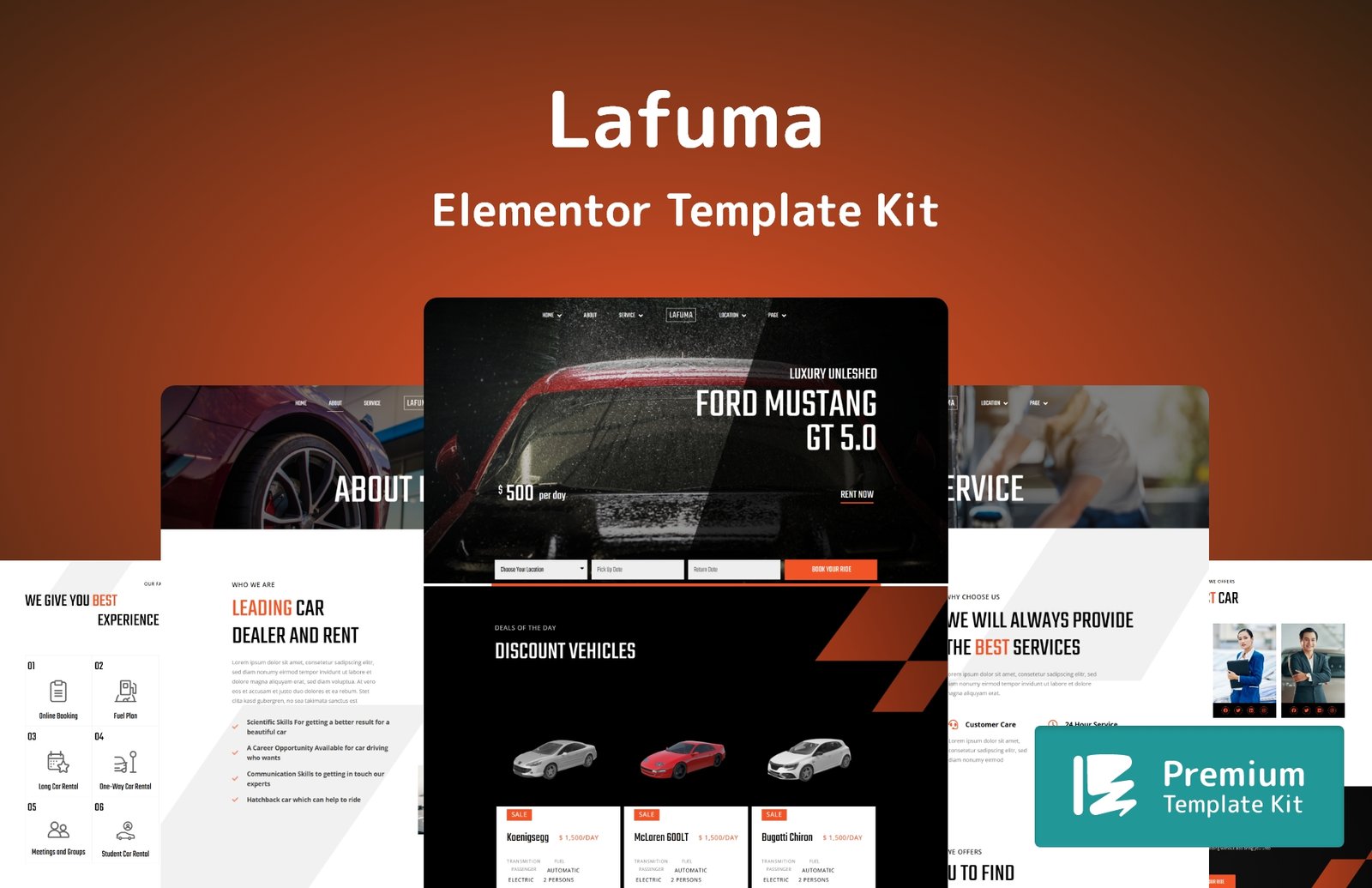 Lafuma Elementor Template Kit