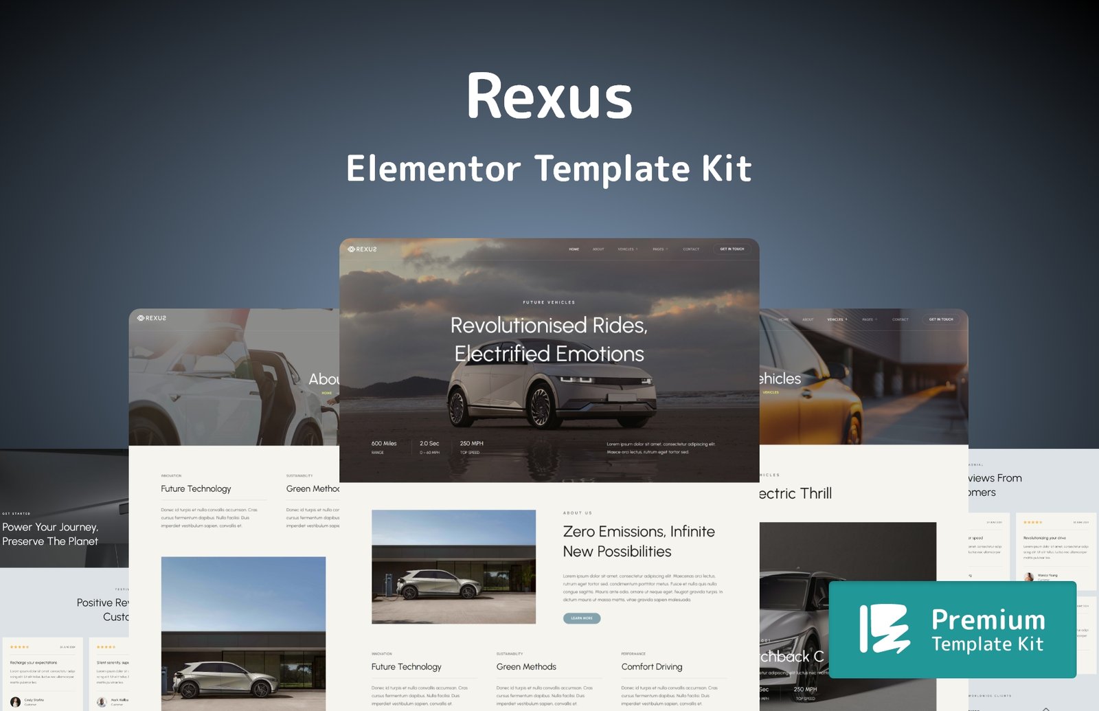 Rexus Elementor Template Kit